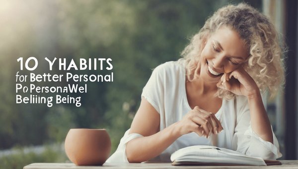 10 habitudes quotidiennes pour un meilleur bien-être personnel